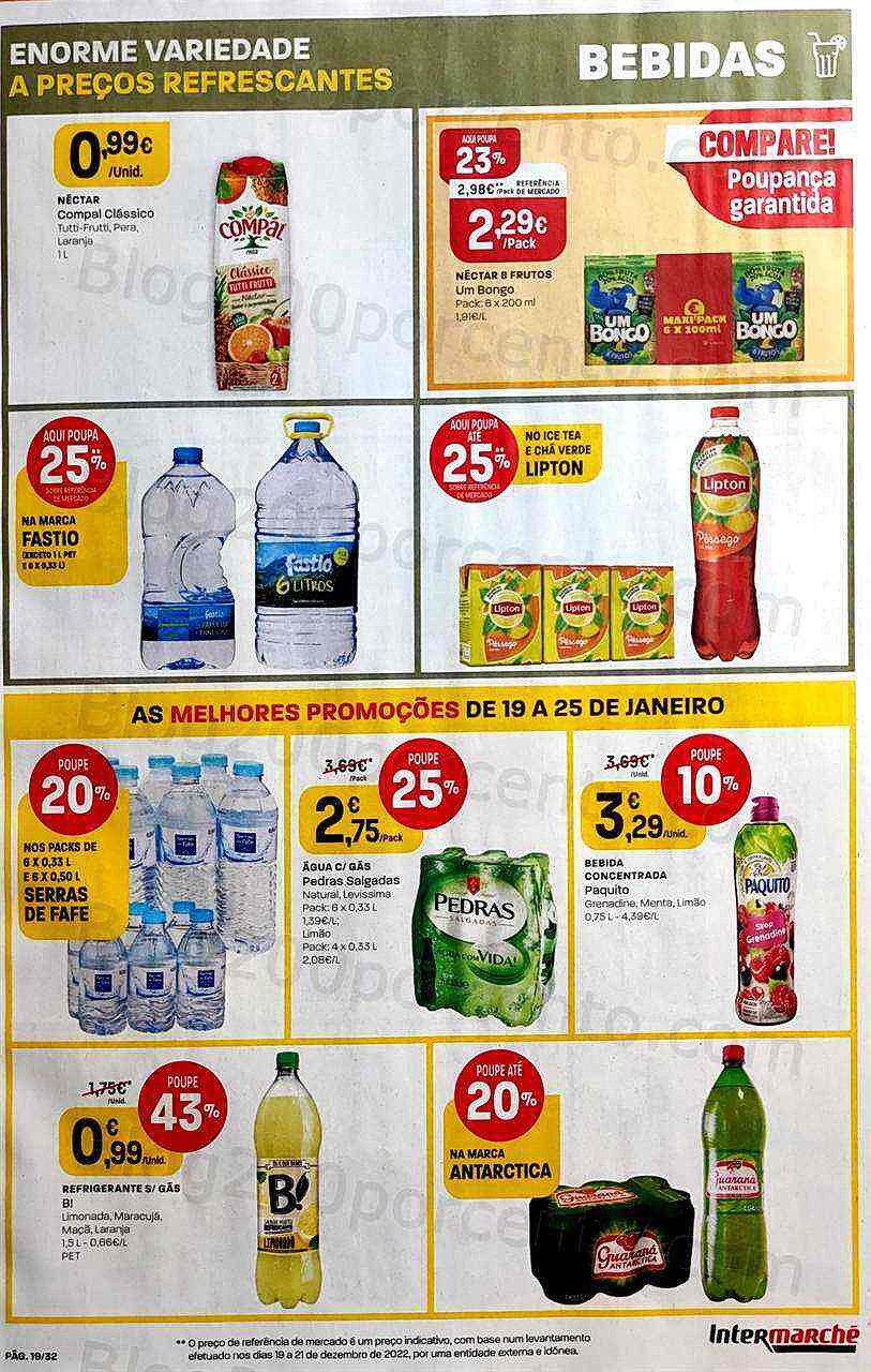 Antevisão Folheto INTERMARCHÉ Promoções de 19 a 25 janeiro