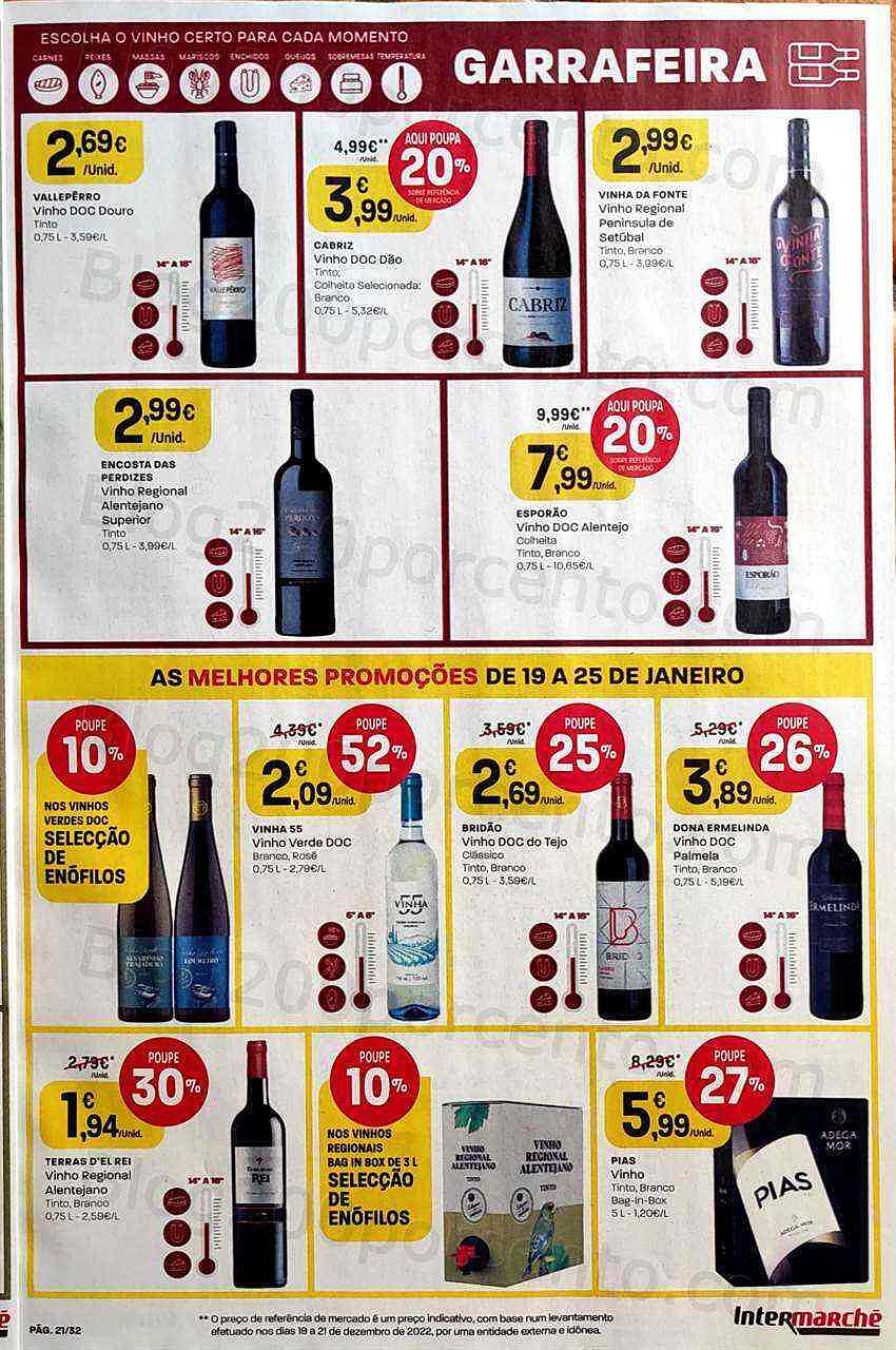Antevisão Folheto INTERMARCHÉ Promoções de 19 a 25 janeiro