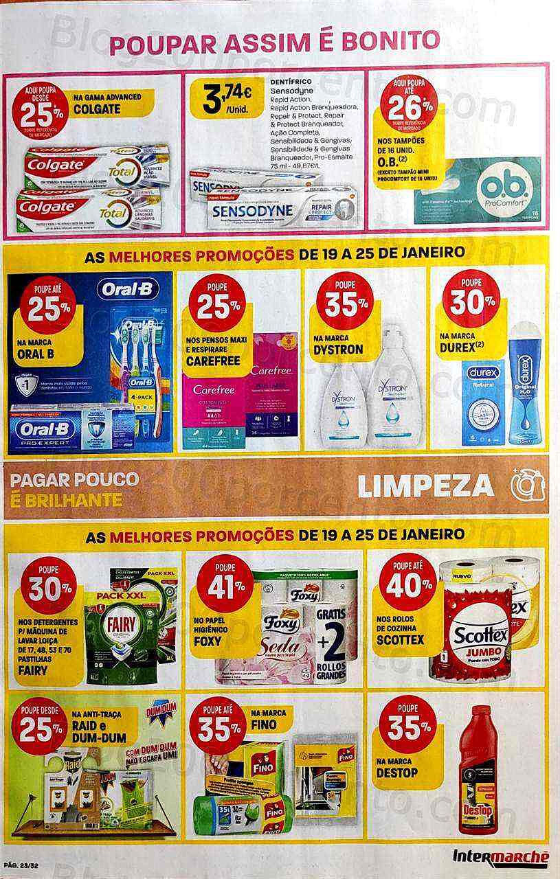 Antevisão Folheto INTERMARCHÉ Promoções de 19 a 25 janeiro