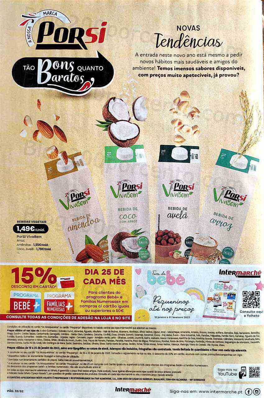 Antevisão Folheto INTERMARCHÉ Promoções de 19 a 25 janeiro