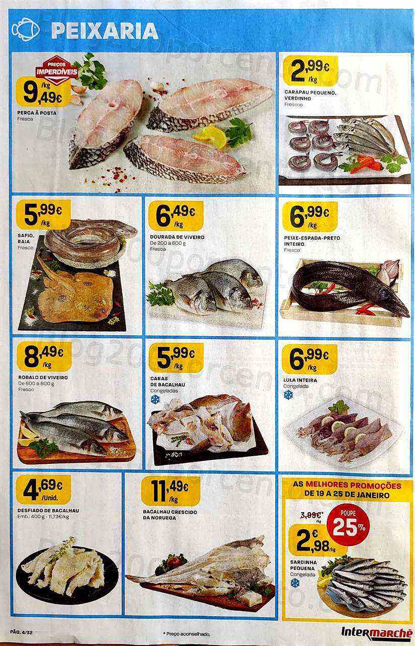 Antevisão Folheto INTERMARCHÉ Promoções de 19 a 25 janeiro