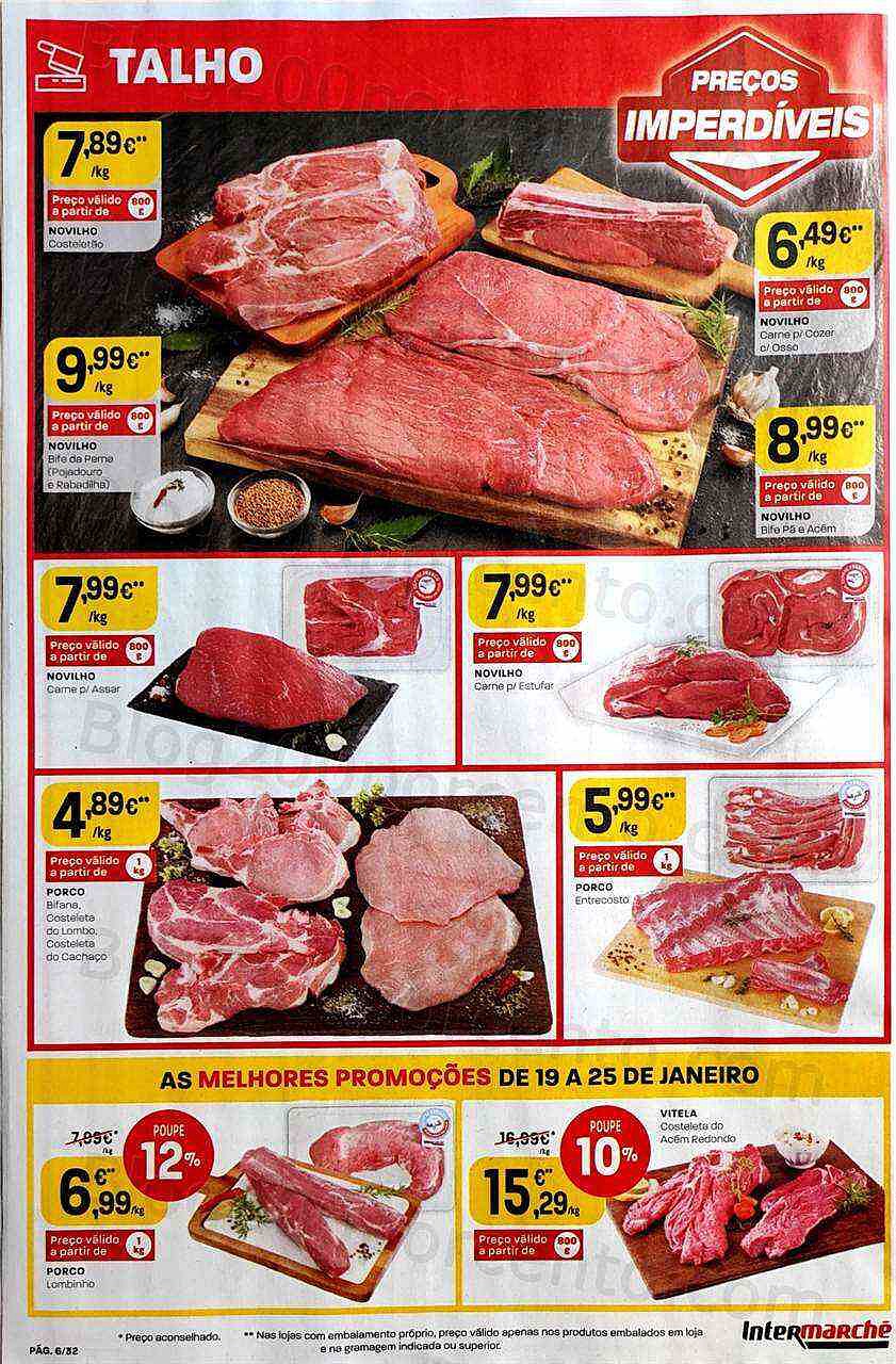 Antevisão Folheto INTERMARCHÉ Promoções de 19 a 25 janeiro