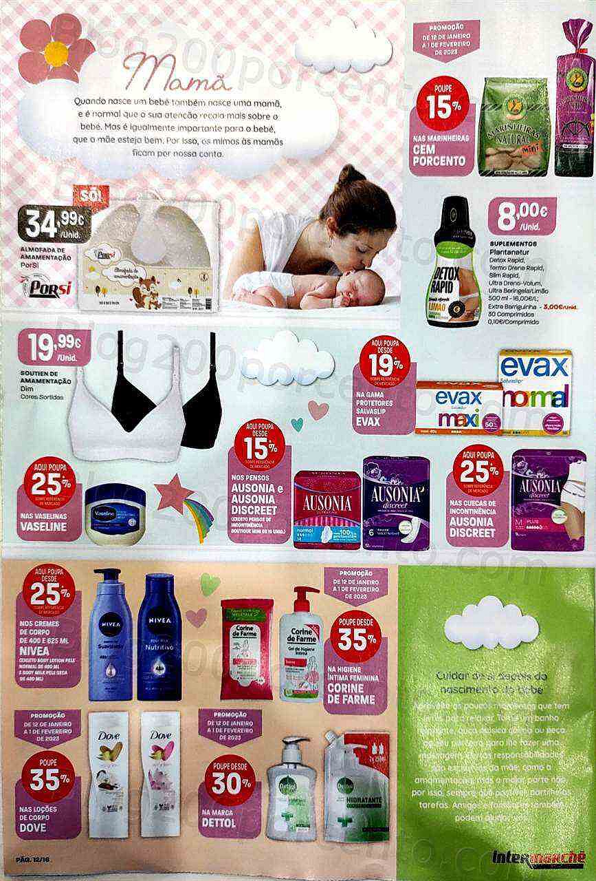 Antevisão Folheto INTERMARCHÉ Feira do Bebé Promoções de 12 janeiro a 1 fevereiro