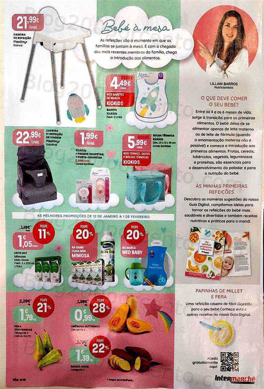 Antevisão Folheto INTERMARCHÉ Feira do Bebé Promoções de 12 janeiro a 1 fevereiro