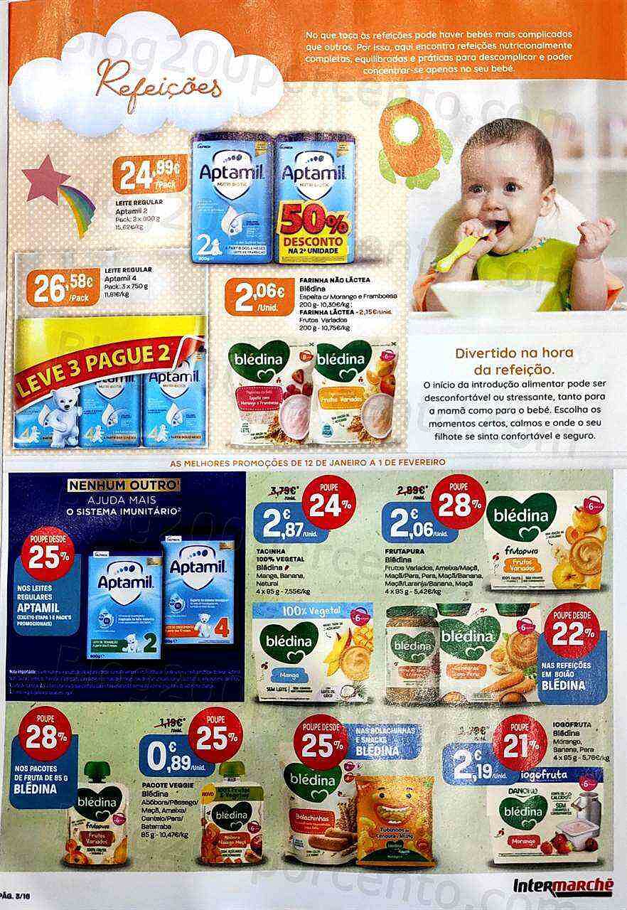 Antevisão Folheto INTERMARCHÉ Feira do Bebé Promoções de 12 janeiro a 1 fevereiro