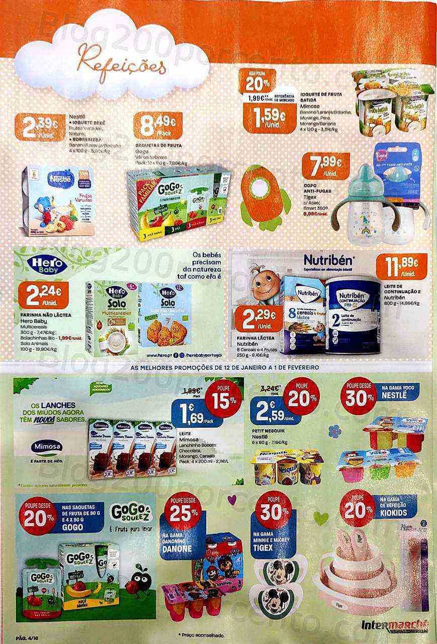 Antevisão Folheto INTERMARCHÉ Feira do Bebé Promoções de 12 janeiro a 1 fevereiro