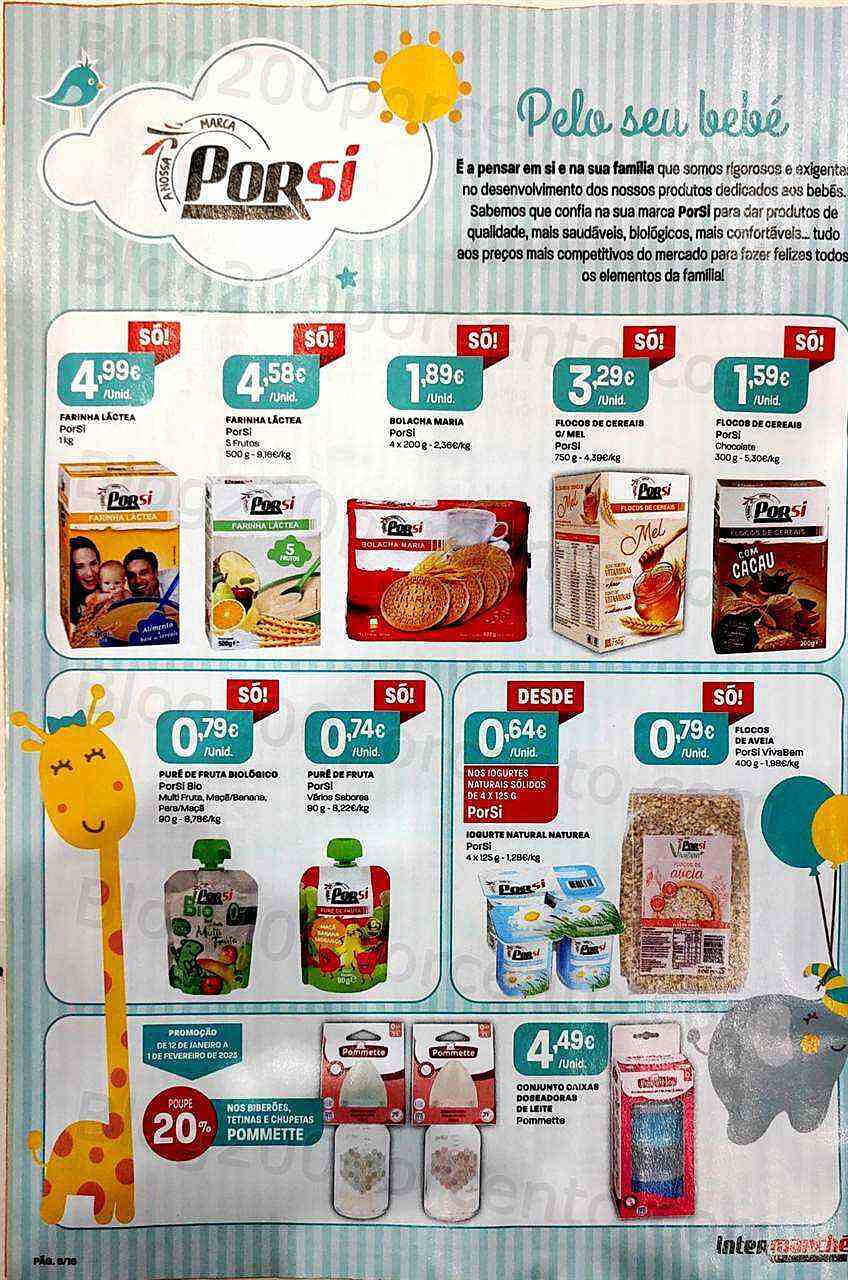 Antevisão Folheto INTERMARCHÉ Feira do Bebé Promoções de 12 janeiro a 1 fevereiro