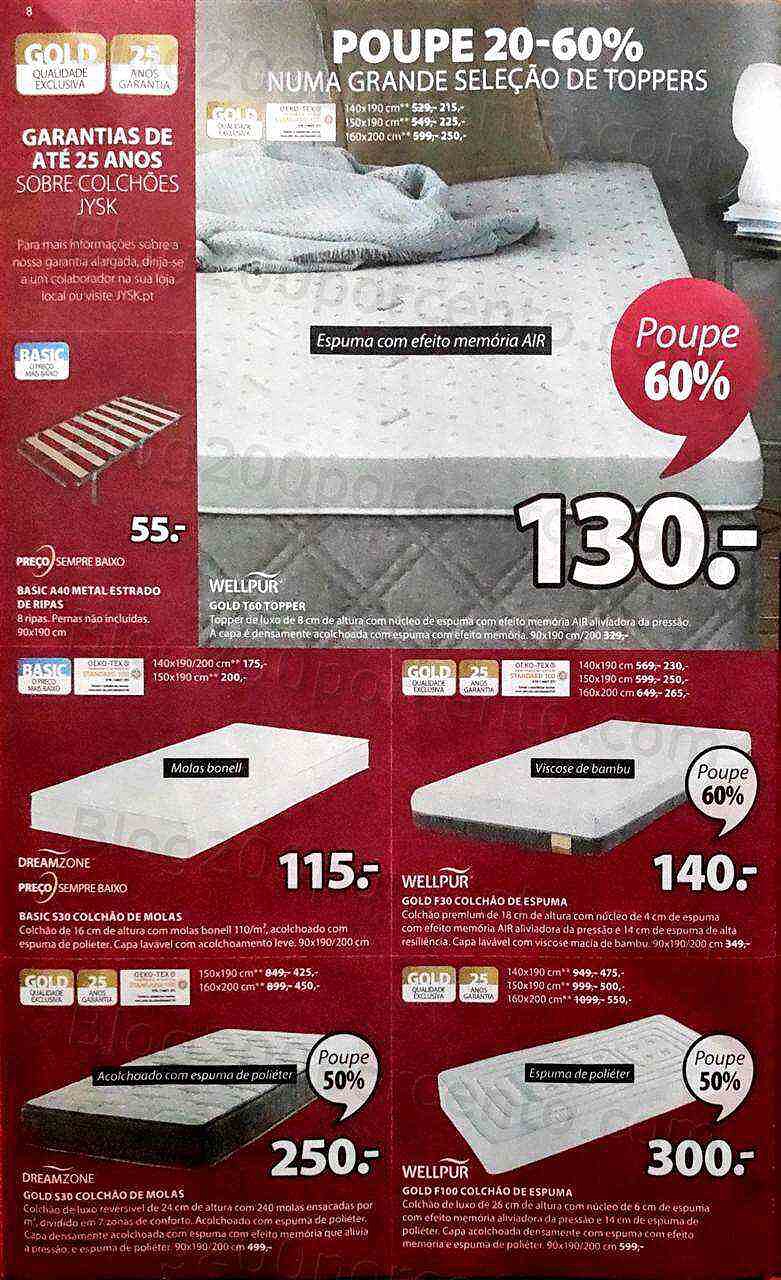 Antevisão Folheto JYSK Promoções de 26 janeiro a 1 fevereiro