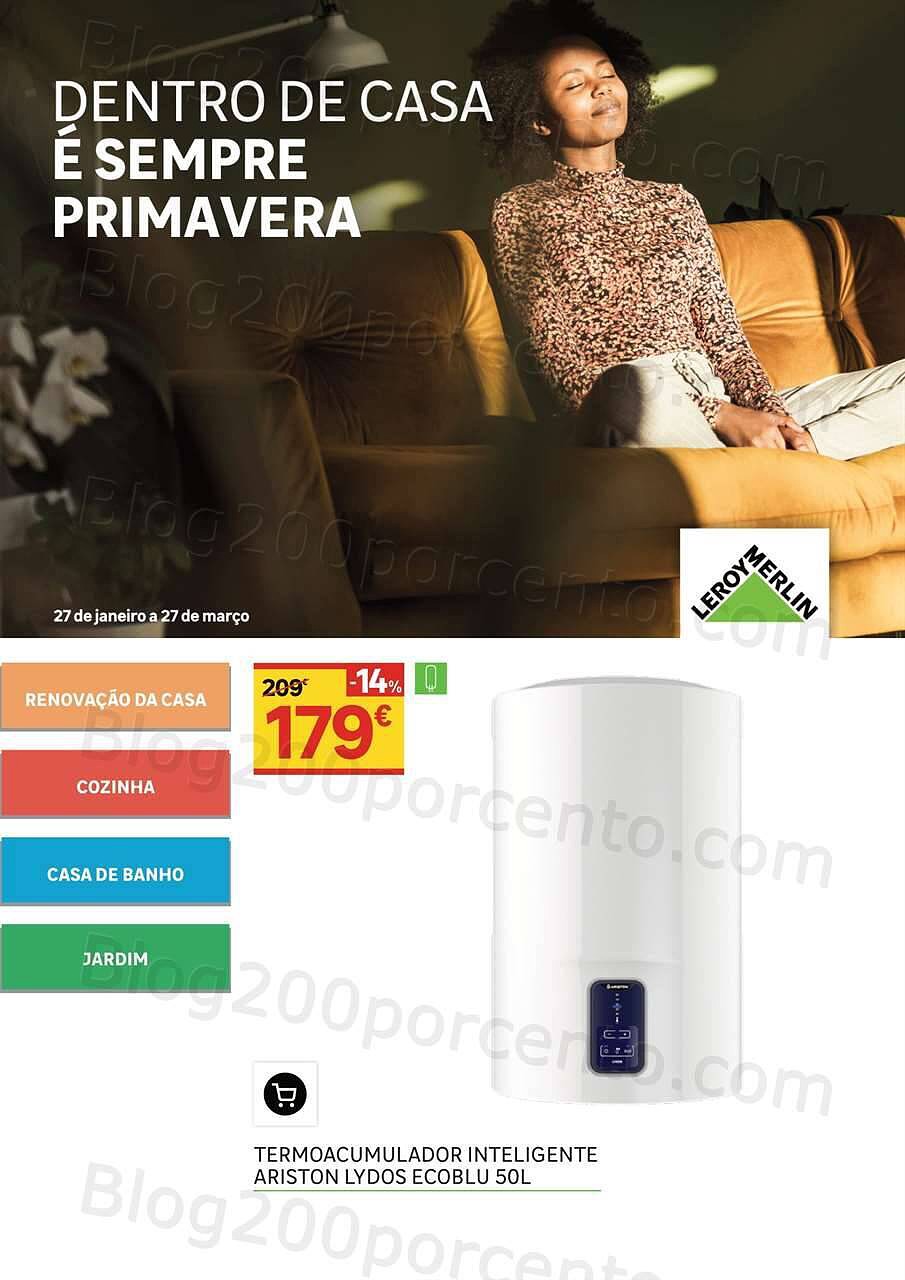 Antevisão Folheto LEROY MERLIN Promoções de 27 janeiro a 27 março