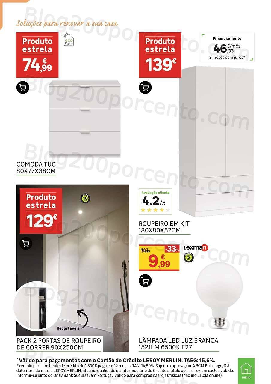Antevisão Folheto LEROY MERLIN Promoções de 27 janeiro a 27 março