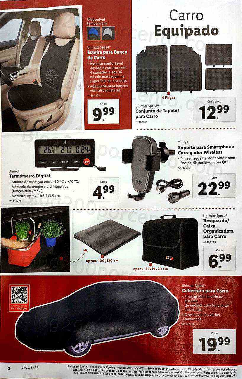 Antevisão Folheto LIDL Promoções de 16 a 22 janeiro