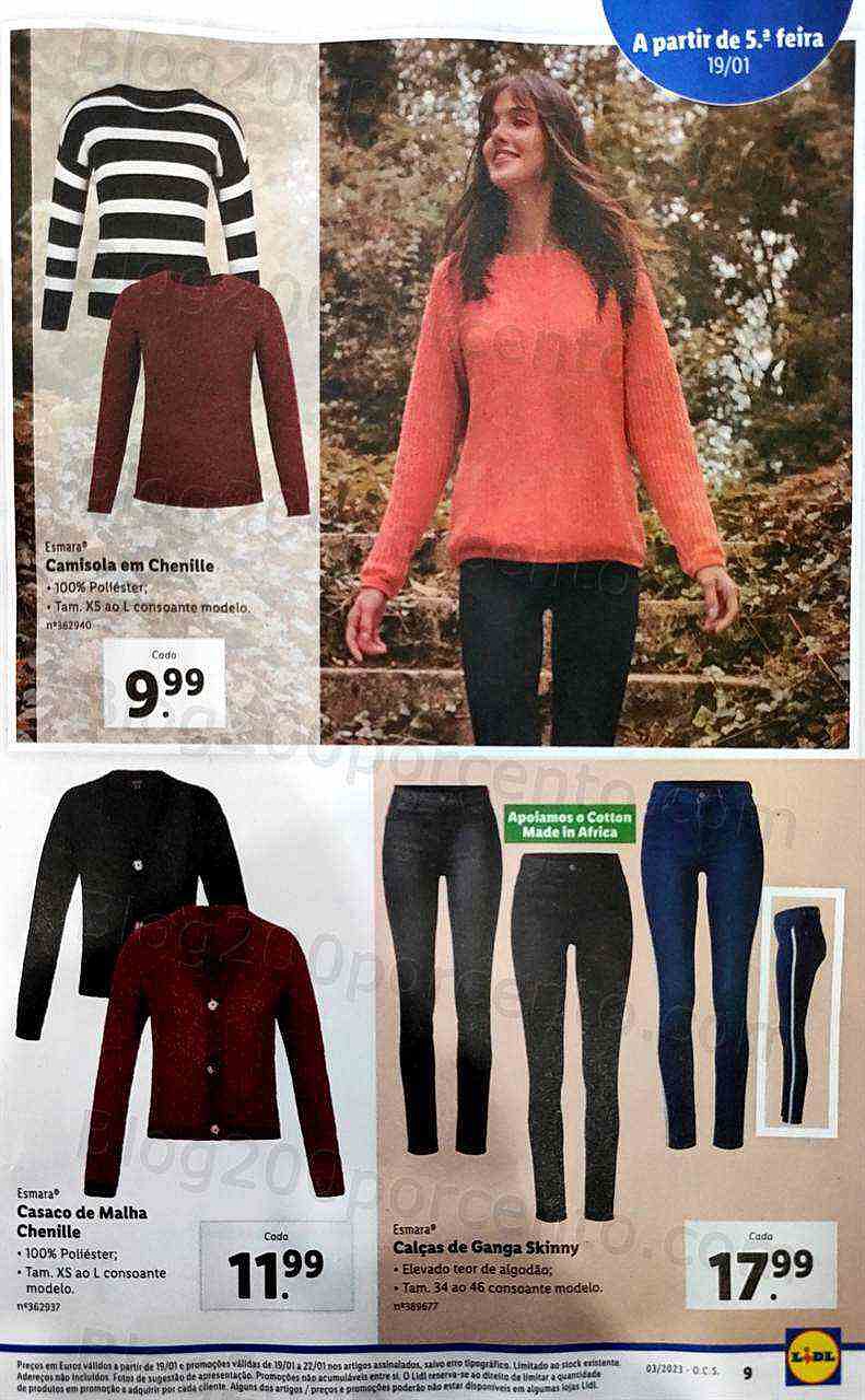 Antevisão Folheto LIDL Bazar Promoções a partir de 19 janeiro