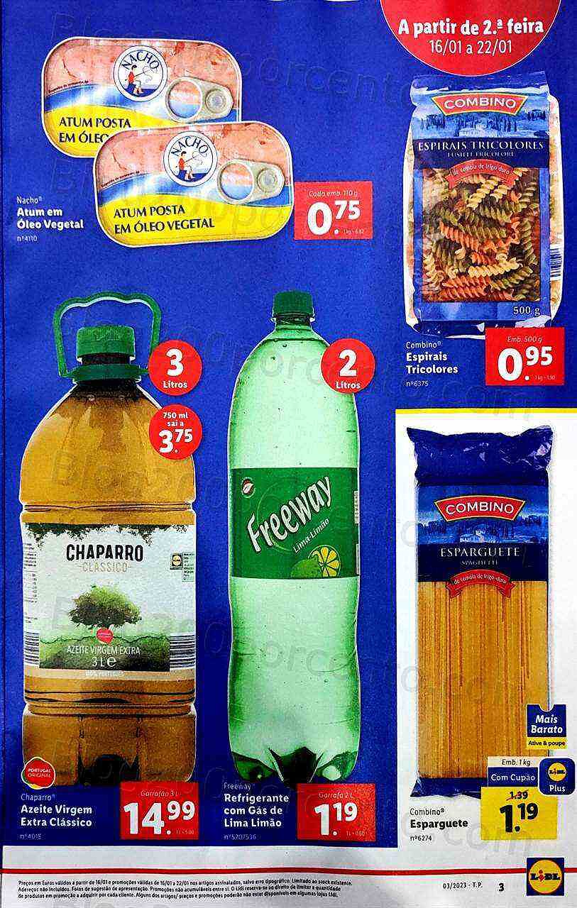 Antevisão Folheto LIDL Promoções de 16 a 22 janeiro