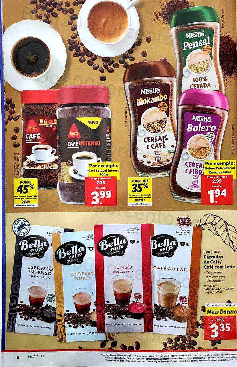 Antevisão Folheto LIDL Promoções de 16 a 22 janeiro