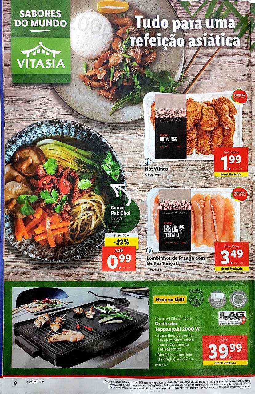 Antevisão Folheto LIDL Promoções de 16 a 22 janeiro