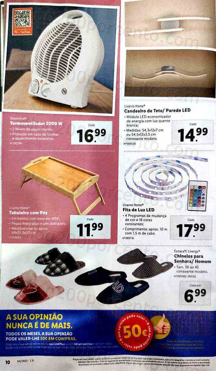 Antevisão Folheto LIDL Promoções de 23 a 29 janeiro