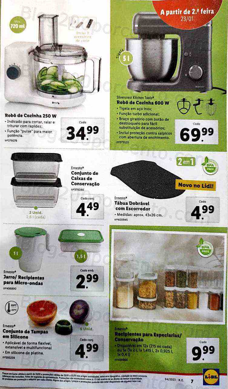 Antevisão Folheto LIDL Promoções de 23 a 29 janeiro