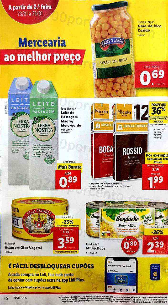 Antevisão Folheto LIDL Promoções de 23 a 29 janeiro
