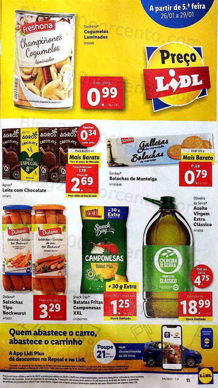 Antevisão Folheto LIDL Promoções de 23 a 29 janeiro