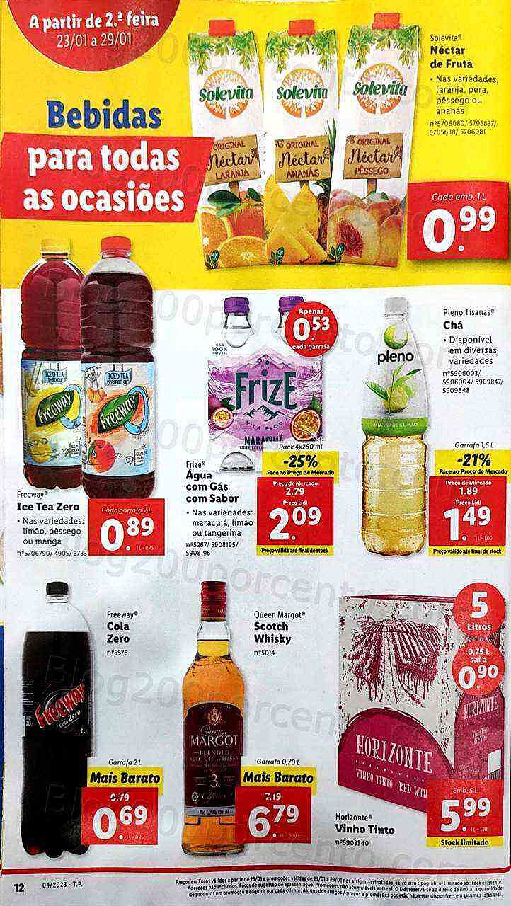 Antevisão Folheto LIDL Promoções de 23 a 29 janeiro