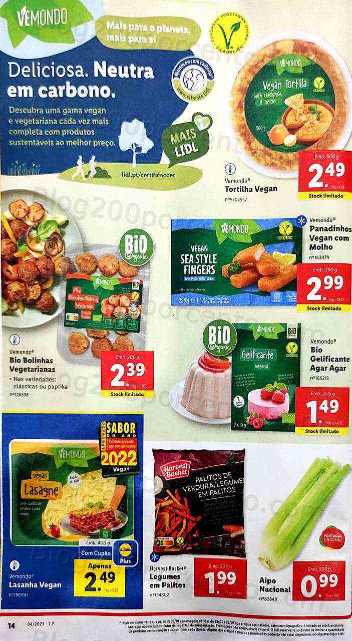 Antevisão Folheto LIDL Promoções de 23 a 29 janeiro
