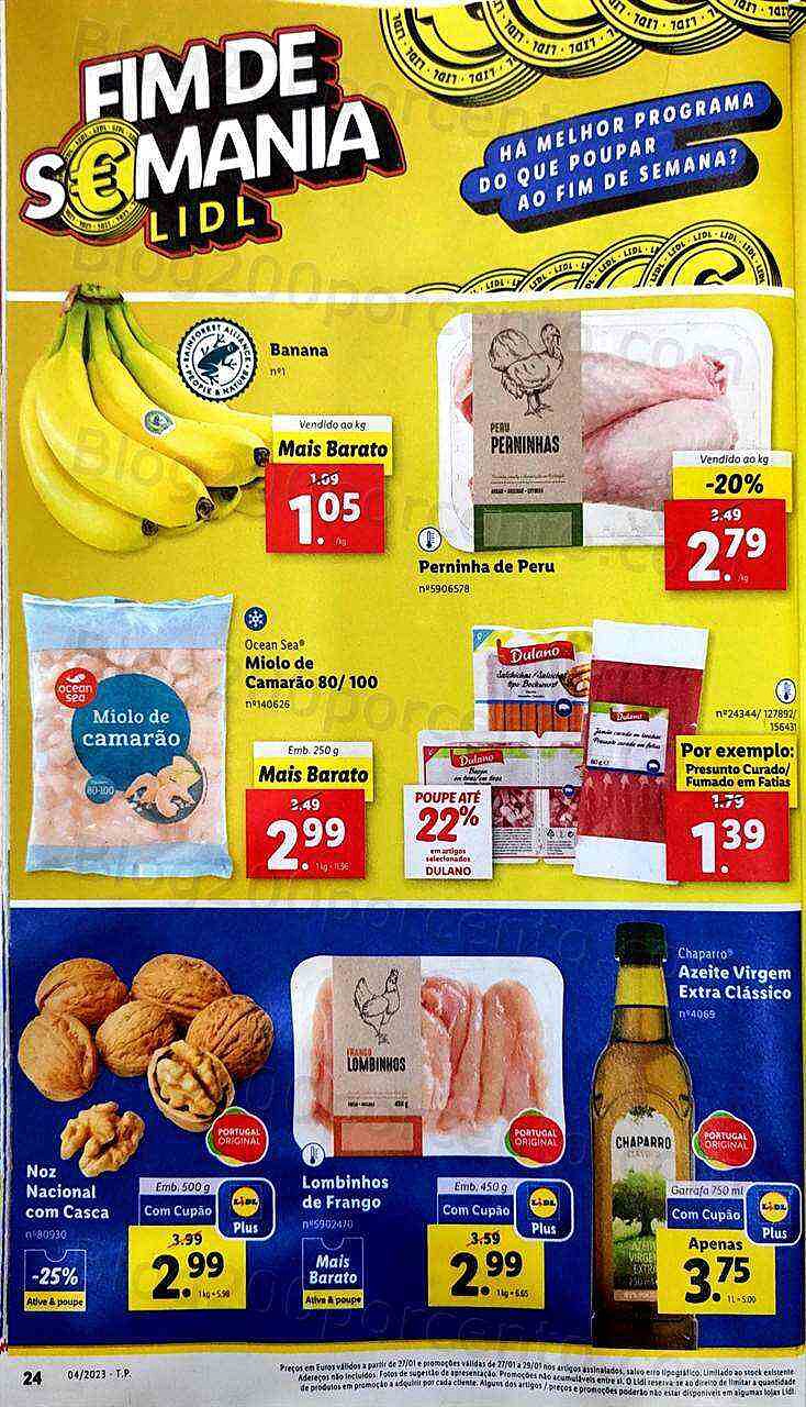 Antevisão Folheto LIDL Promoções de 23 a 29 janeiro