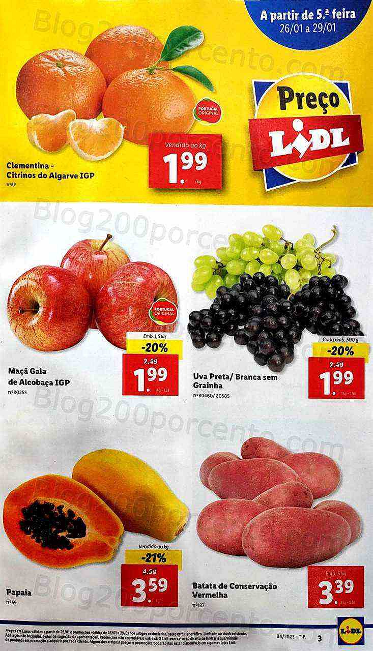 Antevisão Folheto LIDL Promoções de 23 a 29 janeiro
