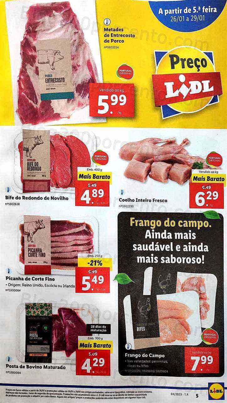 Antevisão Folheto LIDL Promoções de 23 a 29 janeiro