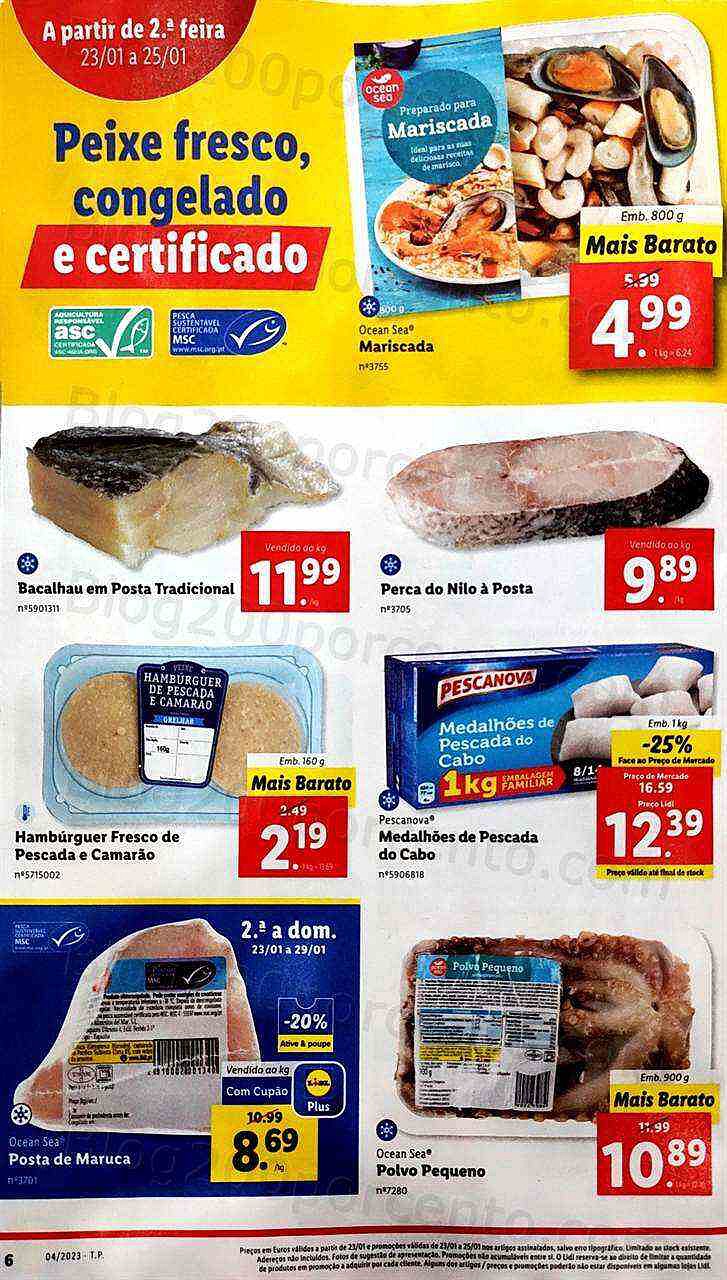 Antevisão Folheto LIDL Promoções de 23 a 29 janeiro