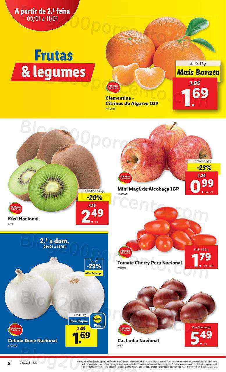 Antevisão Folheto LIDL Promoções de 9 a 15 janeiro - Edição Digital e Completa