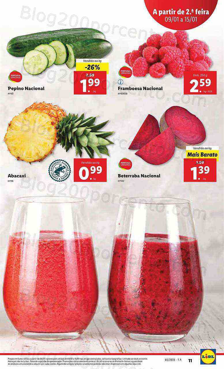 Antevisão Folheto LIDL Promoções de 9 a 15 janeiro - Edição Digital e Completa