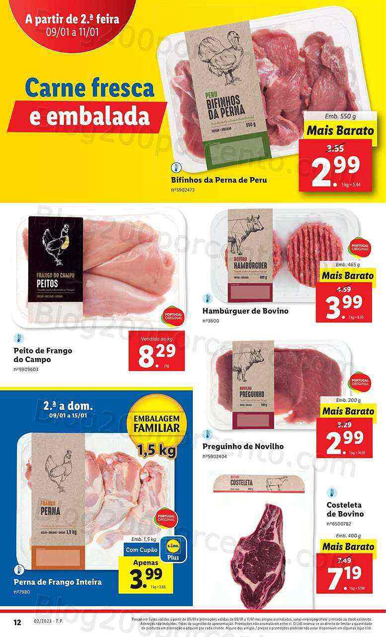 Antevisão Folheto LIDL Promoções de 9 a 15 janeiro - Edição Digital e Completa