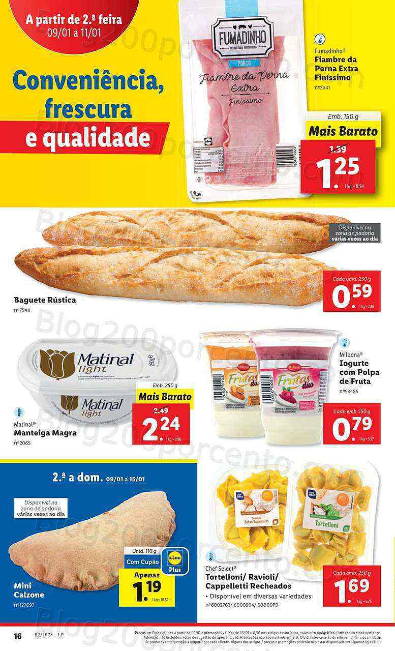 Antevisão Folheto LIDL Promoções de 9 a 15 janeiro - Edição Digital e Completa