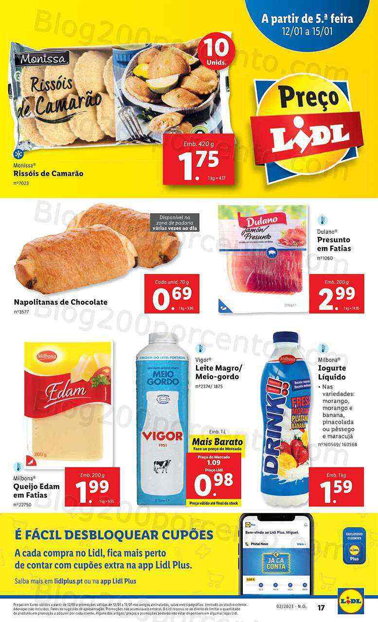 Antevisão Folheto LIDL Promoções de 9 a 15 janeiro - Edição Digital e Completa