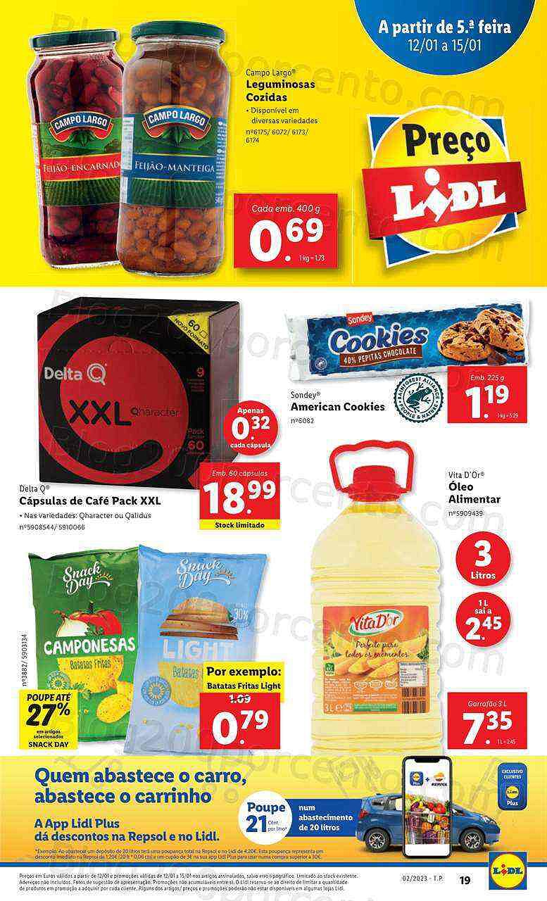 Antevisão Folheto LIDL Promoções de 9 a 15 janeiro - Edição Digital e Completa