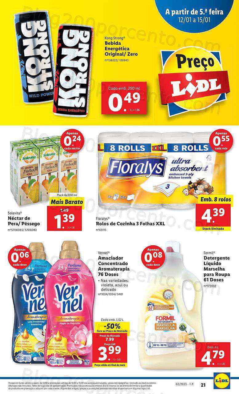 Antevisão Folheto LIDL Promoções XXL de 9 a 15 janeiro