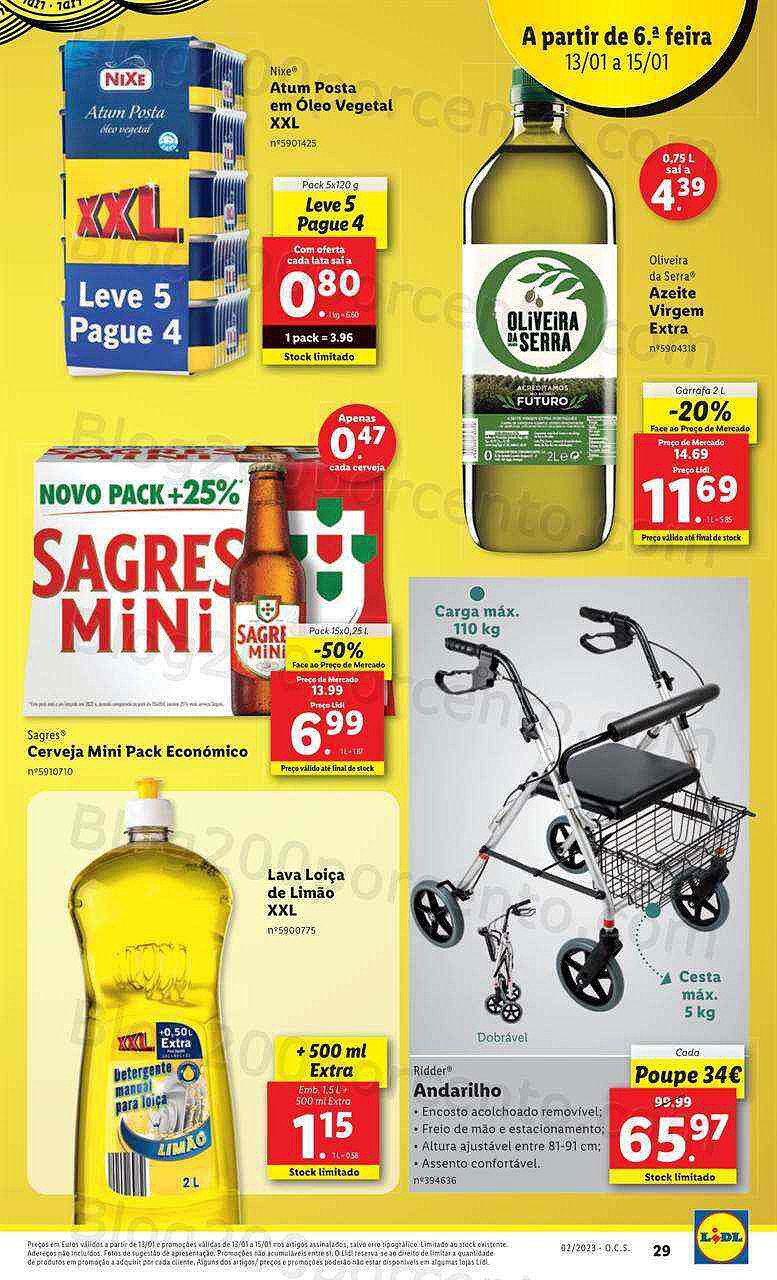 Antevisão Folheto LIDL Promoções de 9 a 15 janeiro - Edição Digital e Completa