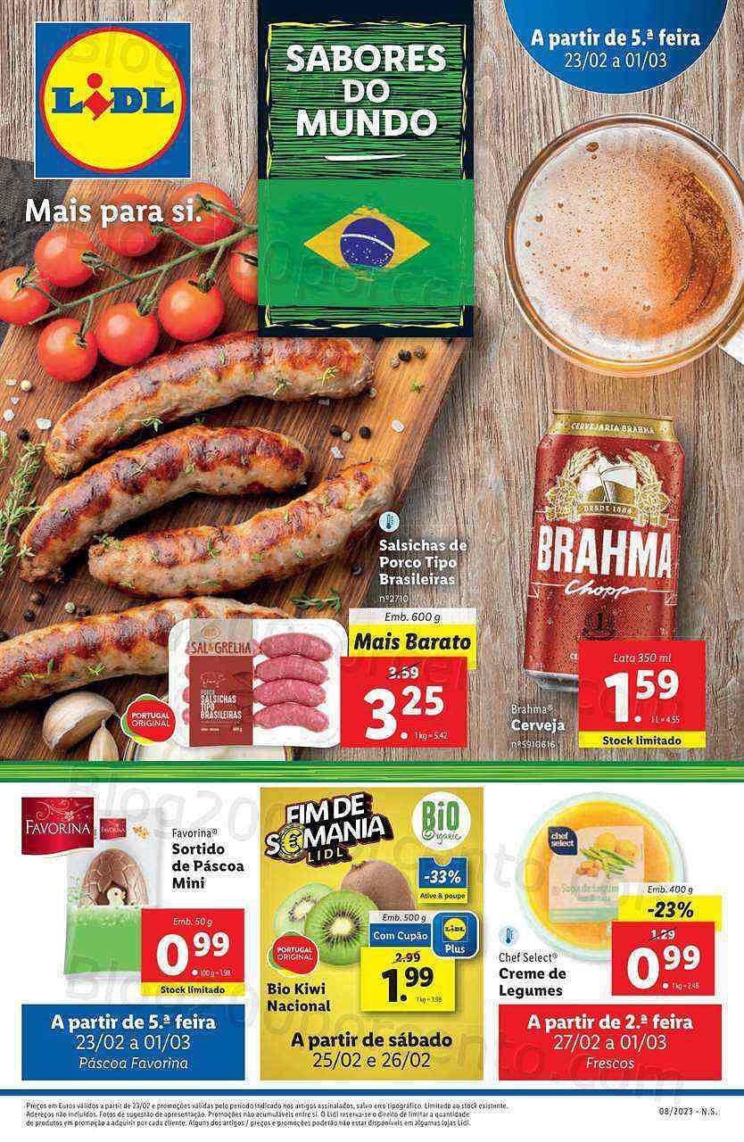 Antevisão Folheto LIDL Promoções de 23 fevereiro a 1 março