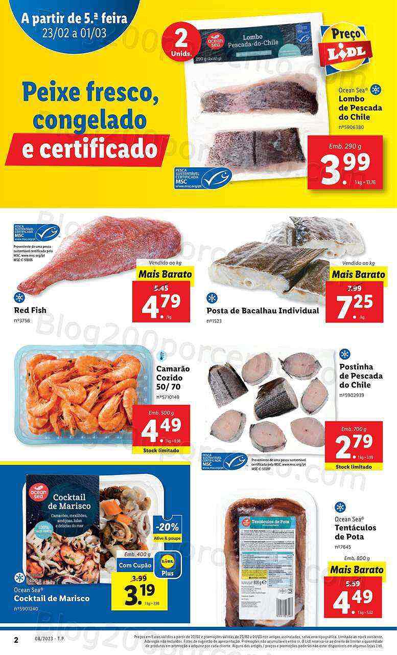 Antevisão Folheto LIDL Promoções de 23 fevereiro a 1 março