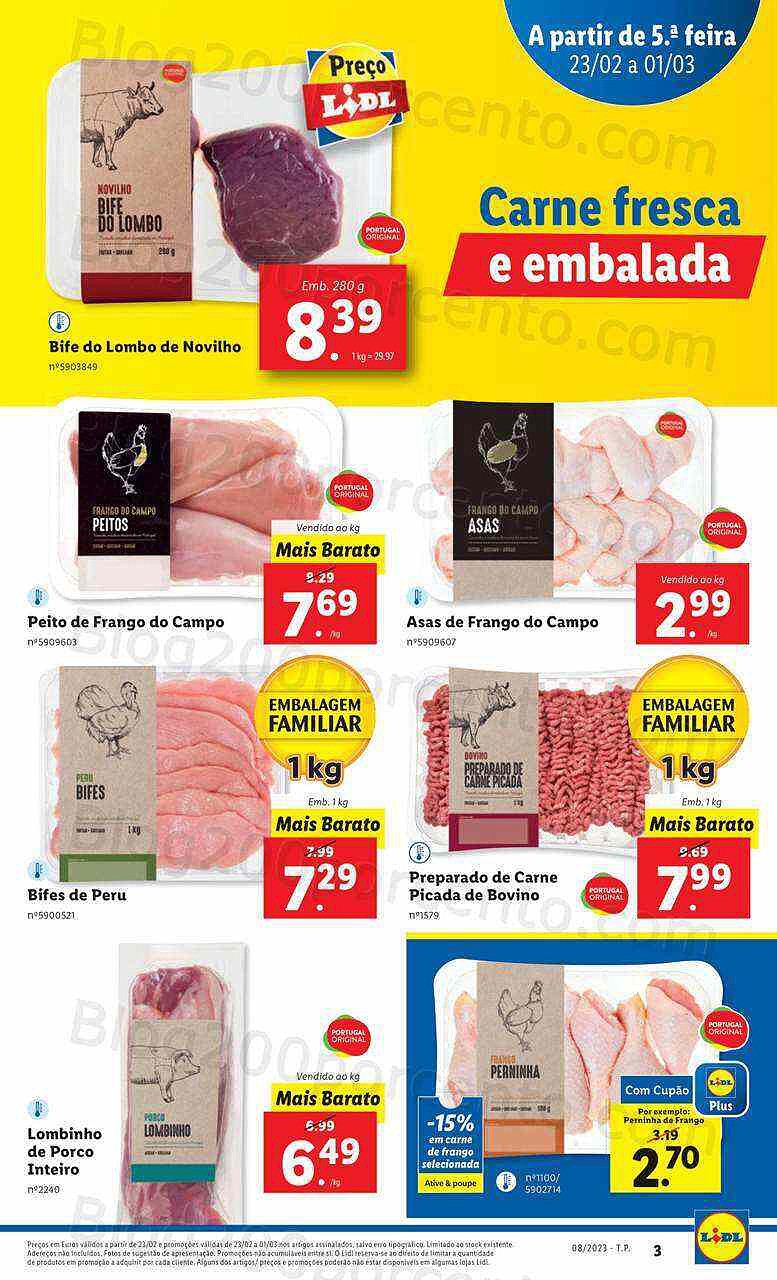Antevisão Folheto LIDL Promoções de 23 fevereiro a 1 março