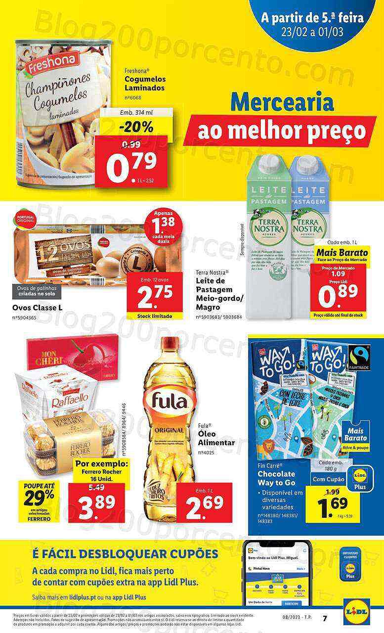 Antevisão Folheto LIDL Promoções de 23 fevereiro a 1 março