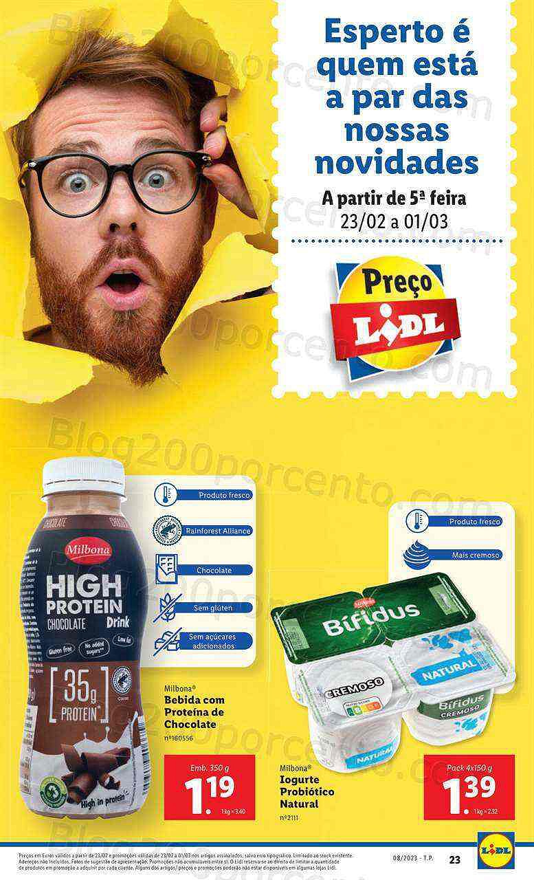 Antevisão Folheto LIDL Promoções de 23 fevereiro a 1 março