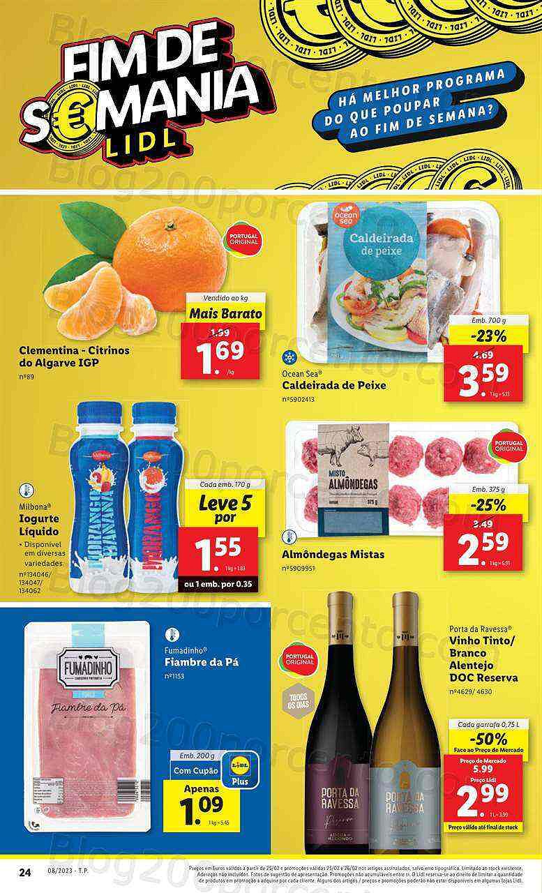 Antevisão Folheto LIDL Promoções de 23 fevereiro a 1 março
