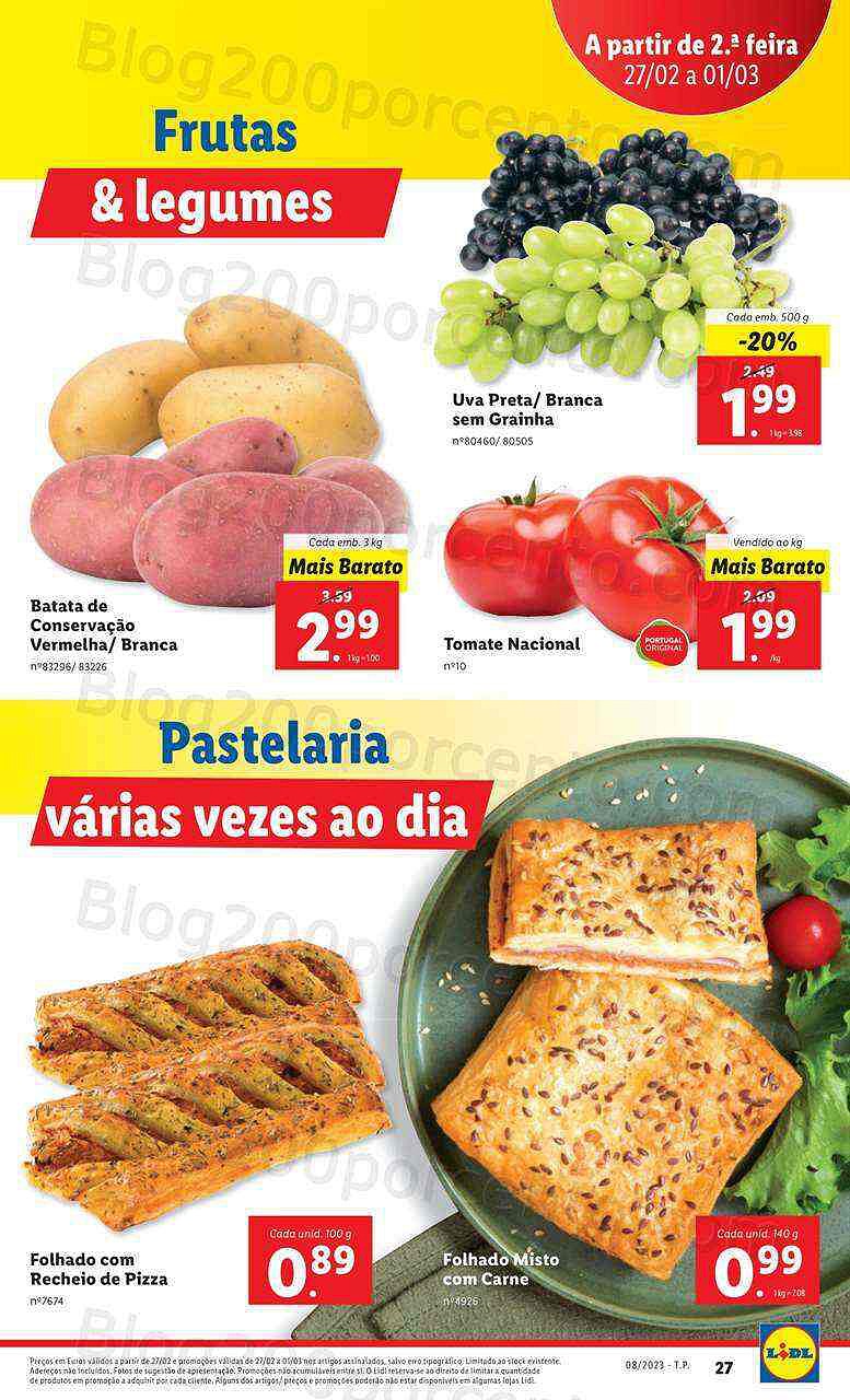 Antevisão Folheto LIDL Promoções de 23 fevereiro a 1 março