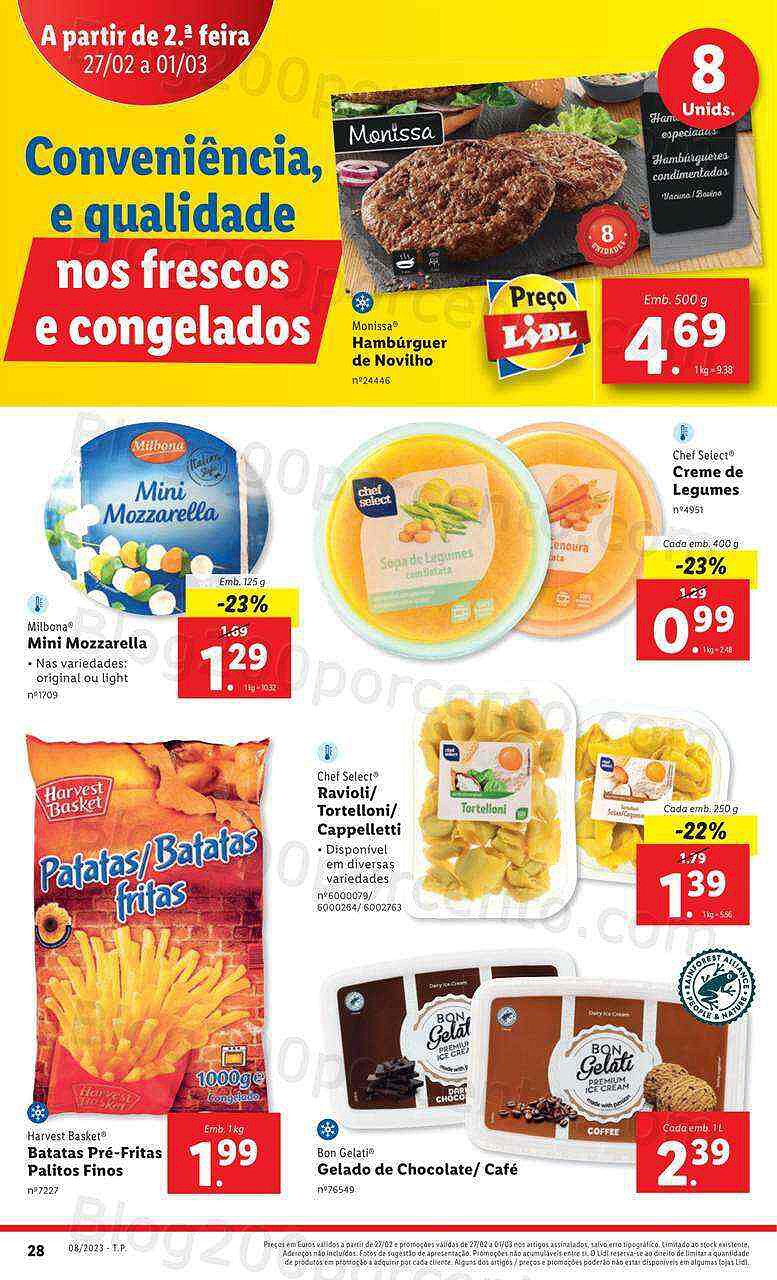 Antevisão Folheto LIDL Promoções de 23 fevereiro a 1 março