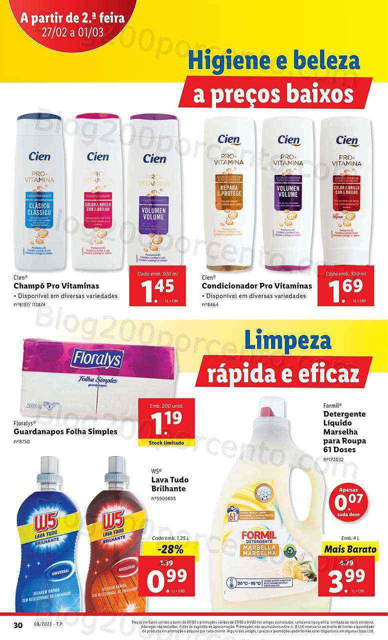 Antevisão Folheto LIDL Promoções de 23 fevereiro a 1 março