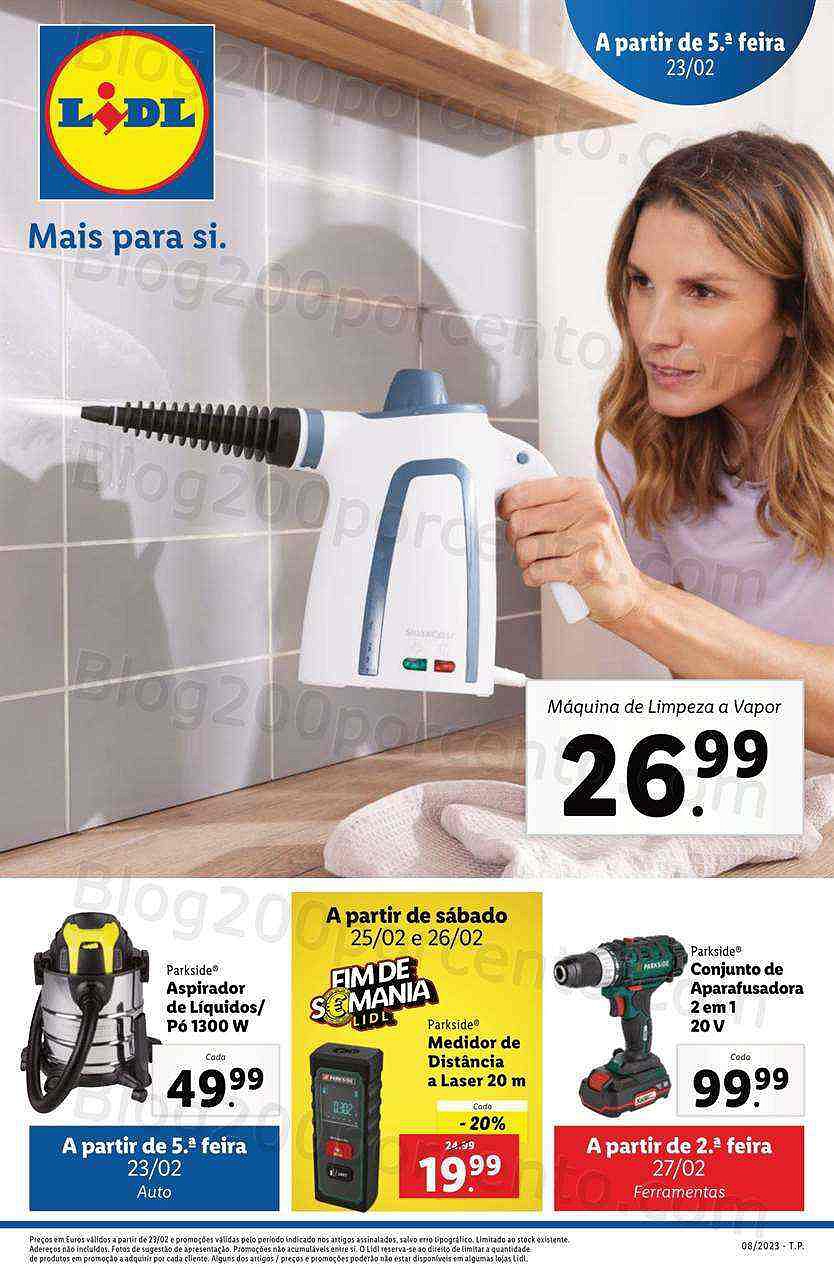 Antevisão Folheto LIDL Bazar Promoções a partir de 23 fevereiro
