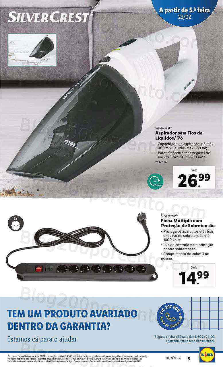 Antevisão Folheto LIDL Bazar Promoções a partir de 23 fevereiro