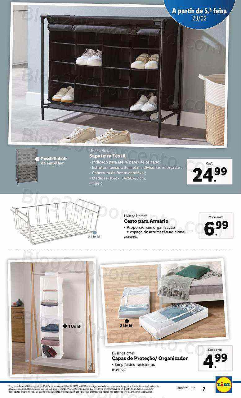 Antevisão Folheto LIDL Bazar Promoções a partir de 23 fevereiro