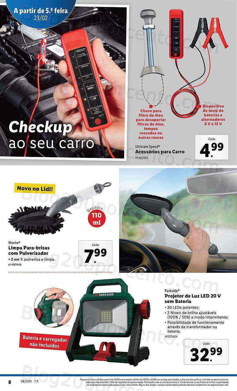 Antevisão Folheto LIDL Bazar Promoções a partir de 23 fevereiro